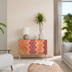 INDIAN FOLK Sideboard mit 2 Türen in Eiche-Optik