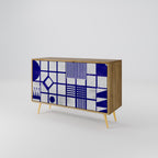 THE RIGHT PLACES Sideboard mit 2 Türen in Eiche-Optik