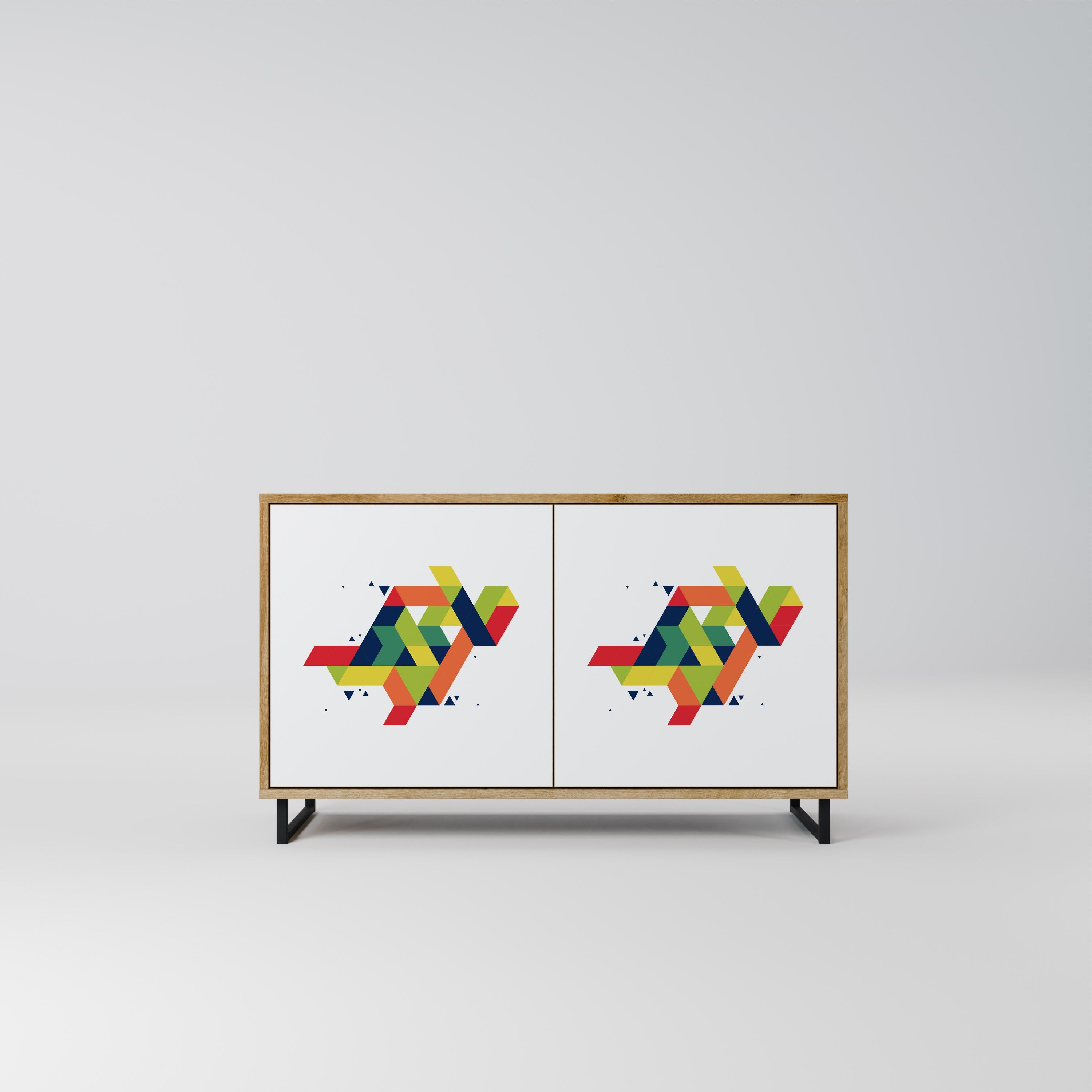 FUTURE SIGN 2-türiges Sideboard in Eichenoptik