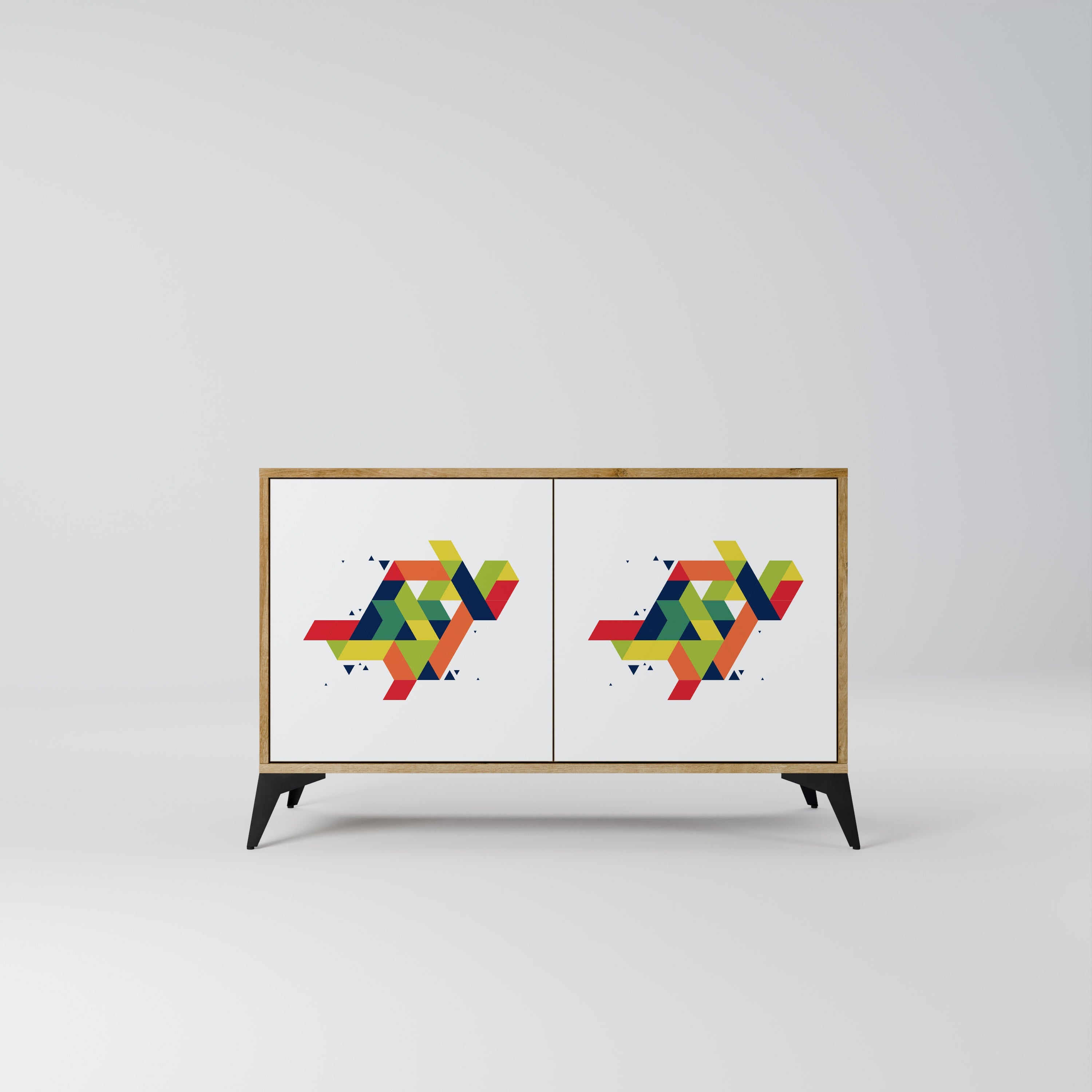 FUTURE SIGN 2-türiges Sideboard in Eichenoptik