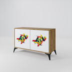 FUTURE SIGN Sideboard mit 2 Türen in Eiche-Optik