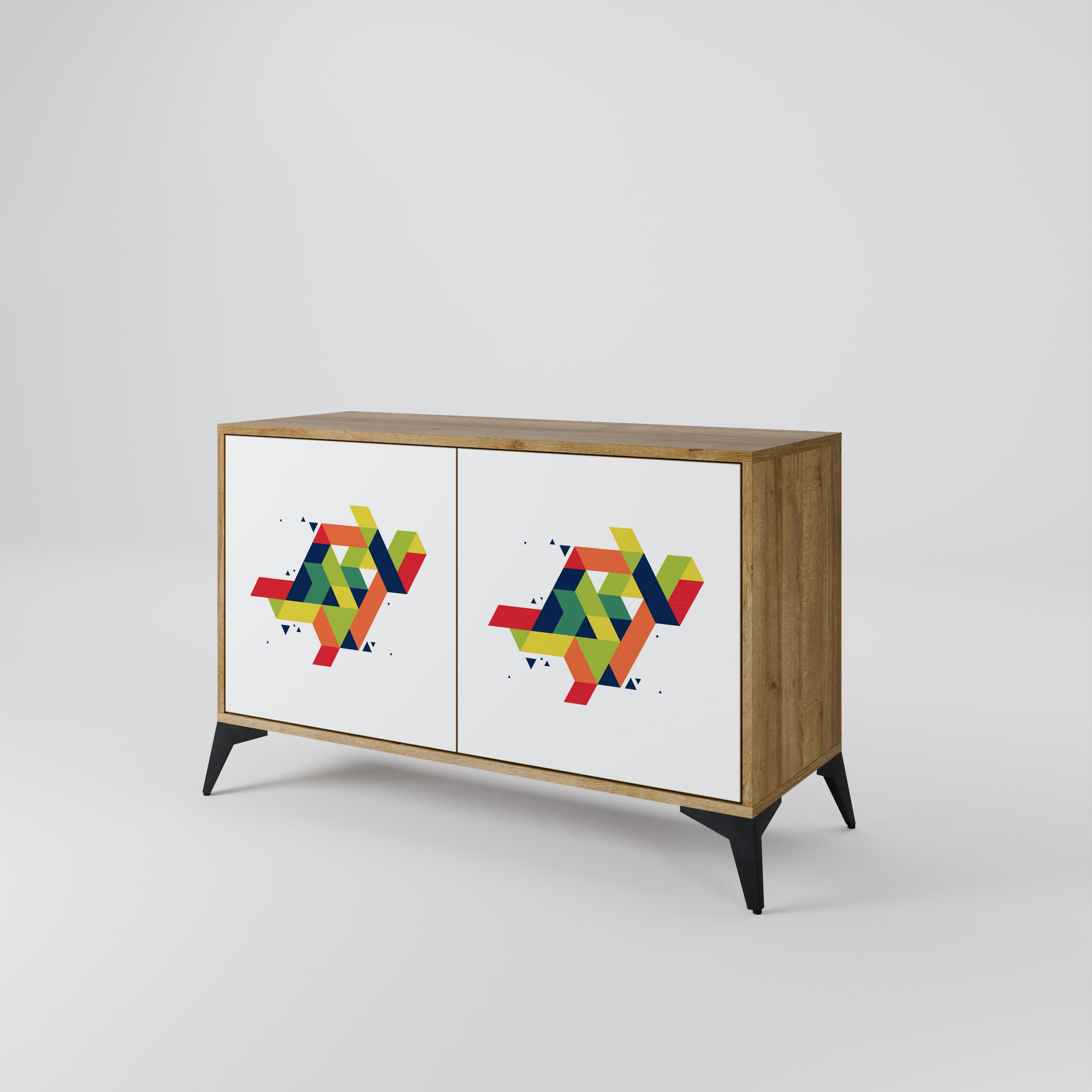 FUTURE SIGN 2-türiges Sideboard in Eichenoptik