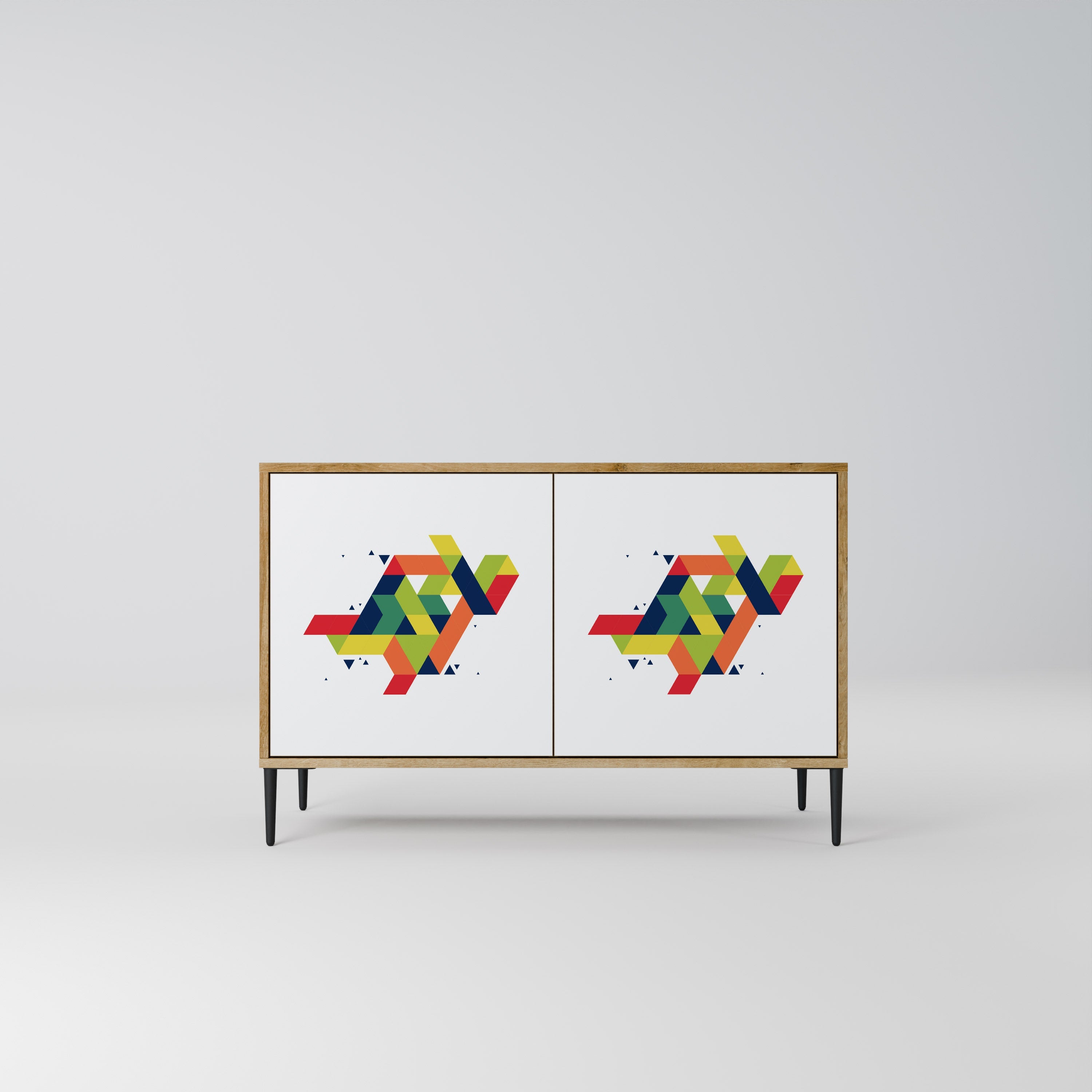 FUTURE SIGN 2-türiges Sideboard in Eichenoptik