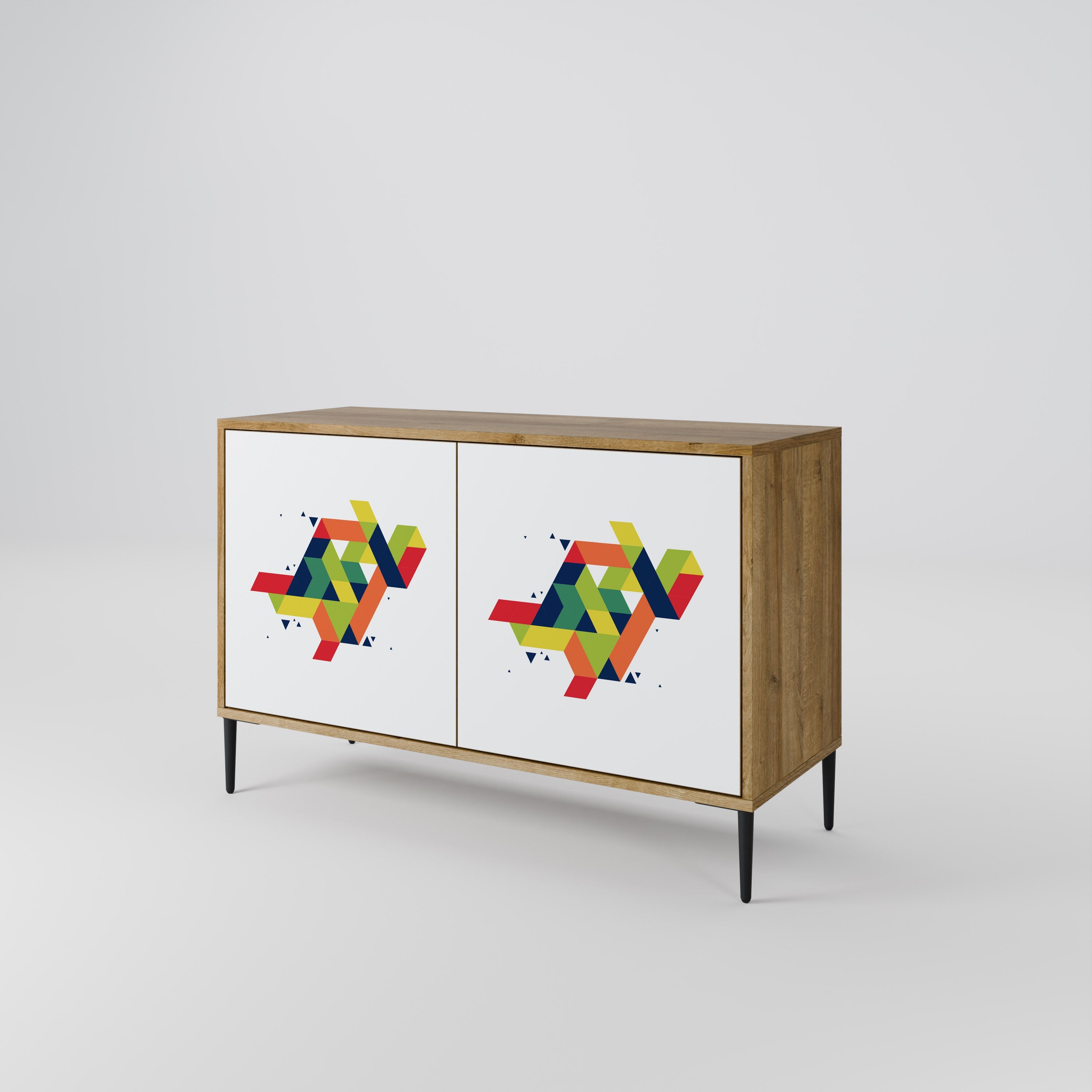 FUTURE SIGN 2-türiges Sideboard in Eichenoptik