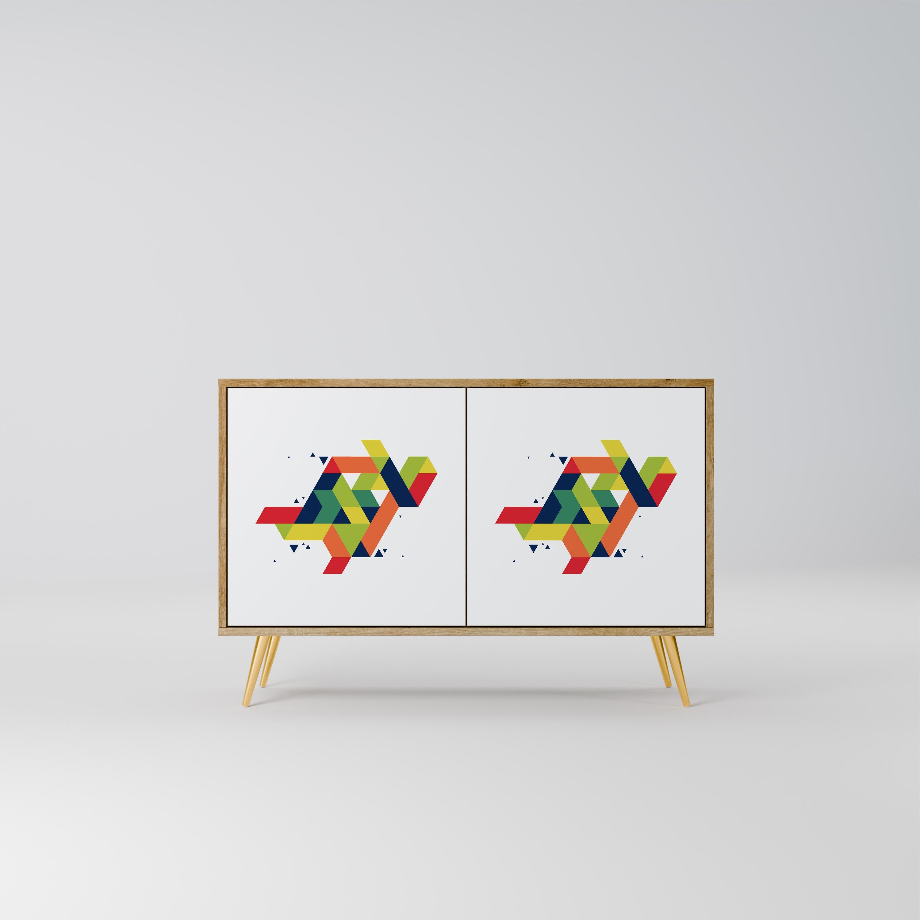 FUTURE SIGN 2-türiges Sideboard in Eichenoptik