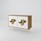 FUTURE SIGN Sideboard mit 2 Türen in Eiche-Optik