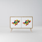 FUTURE SIGN Sideboard mit 2 Türen in Eiche-Optik