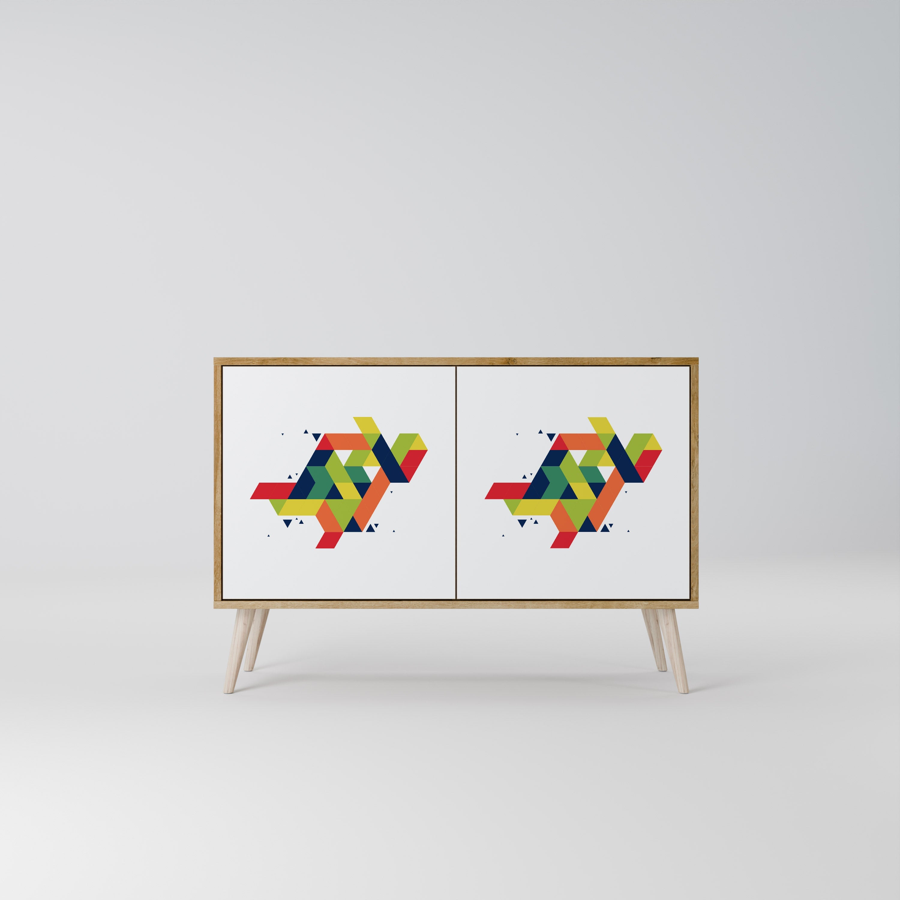 FUTURE SIGN 2-türiges Sideboard in Eichenoptik