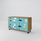 PATHS TO HAPPINESS Sideboard mit 2 Türen in Eiche-Optik