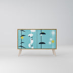 PATHS TO HAPPINESS Sideboard mit 2 Türen in Eiche-Optik