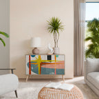 INTERSTELLAR VIBES Sideboard mit 2 Türen in Eiche-Optik