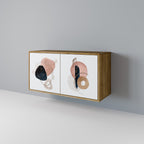 COLORFUL SHAPES Sideboard mit 2 Türen in Eiche-Optik