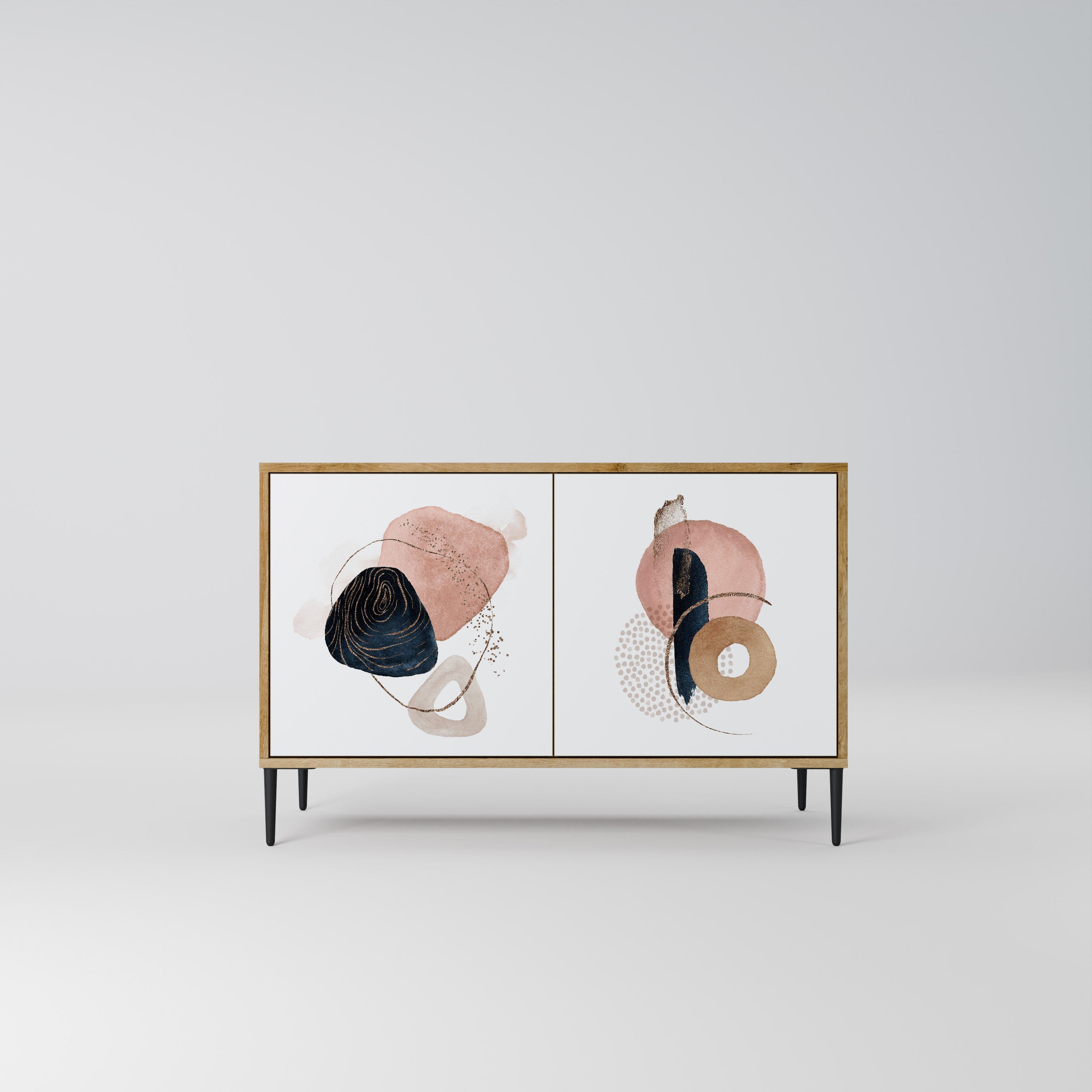 COLORFUL SHAPES 2-türiges Sideboard in Eichenoptik