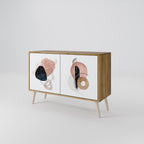 COLORFUL SHAPES Sideboard mit 2 Türen in Eiche-Optik