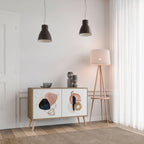 COLORFUL SHAPES Sideboard mit 2 Türen in Eiche-Optik