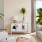 COLORFUL SHAPES Sideboard mit 2 Türen in Eiche-Optik