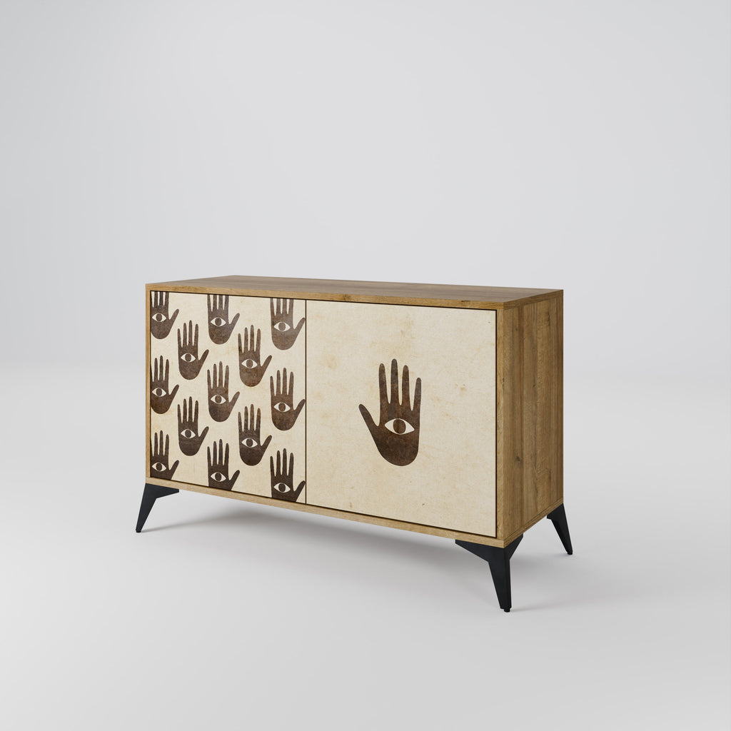 MEHR SEHEN 2-türiges Sideboard in Eichenoptik