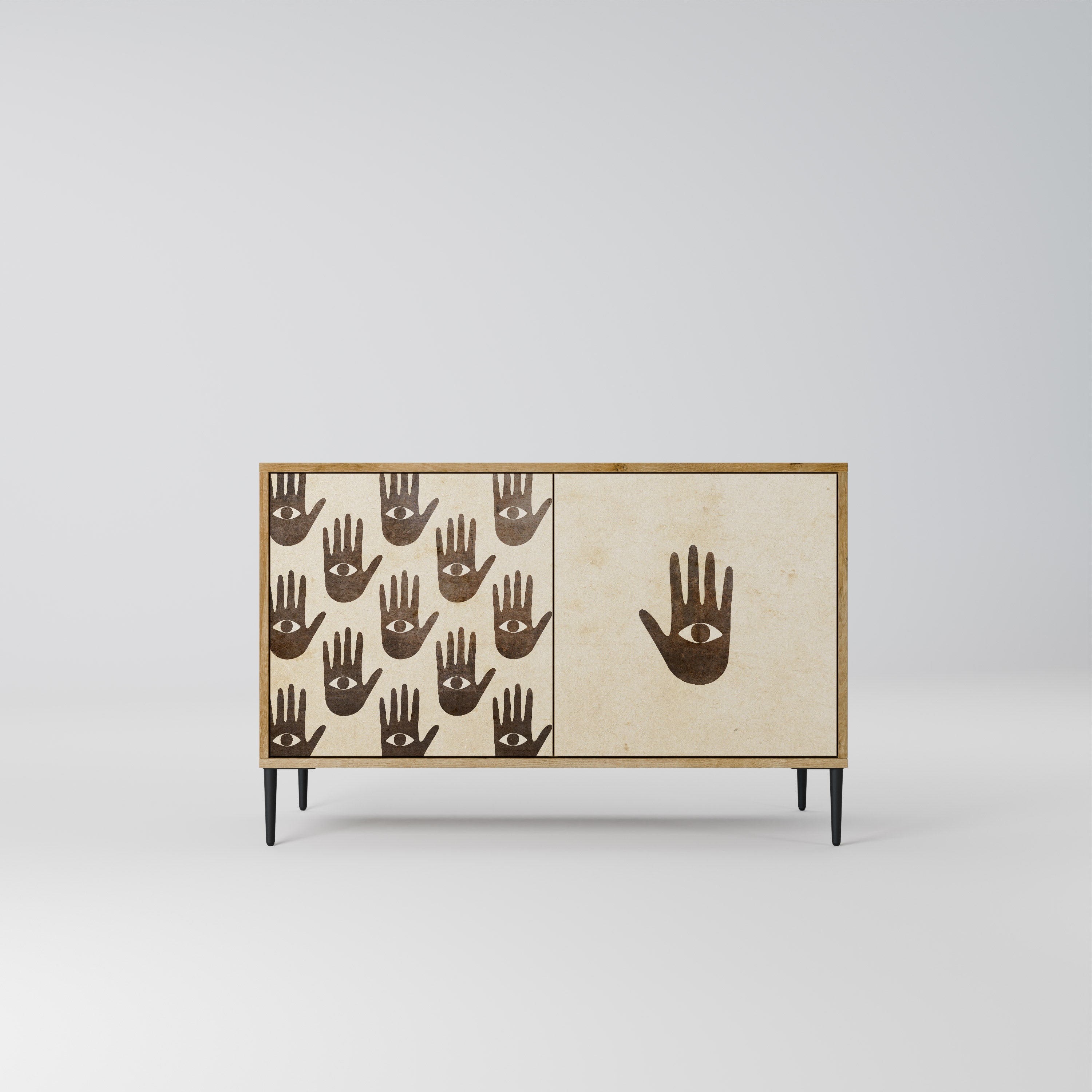 MEHR SEHEN 2-türiges Sideboard in Eichenoptik