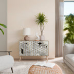 ASHEN ARIA Sideboard mit 2 Türen in Eiche-Optik