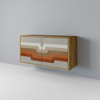 PECULIAR TRAIL Sideboard mit 2 Türen in Eiche-Optik