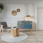 MEMORIES MAP Sideboard mit 2 Türen in Eiche-Optik