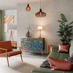 MEMORIES MAP Sideboard mit 2 Türen in Eiche-Optik