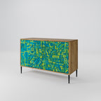 NOSTALGIC MEMORIES Sideboard mit 2 Türen in Eiche-Optik