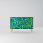 NOSTALGIC MEMORIES Sideboard mit 2 Türen in Eiche-Optik