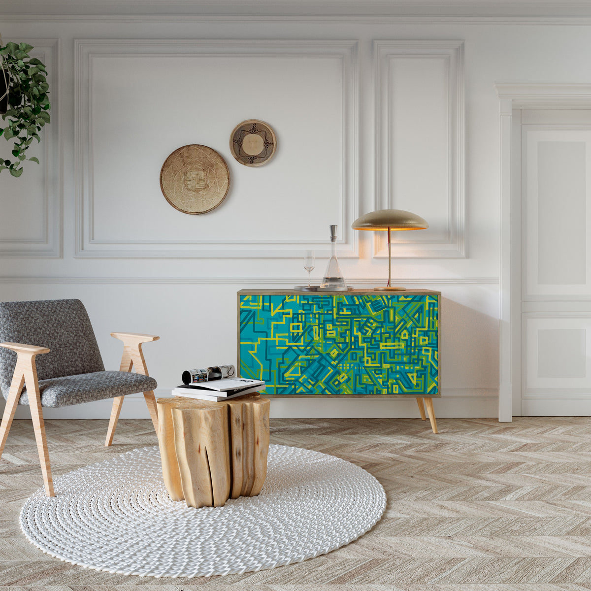 NOSTALGIC MEMORIES 2-türiges Sideboard