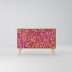 LOVELY MEMORIES Sideboard mit 2 Türen in Eiche-Optik