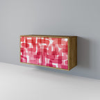 KALEIDOSCOPIC CUBISM Sideboard mit 2 Türen in Eiche-Optik