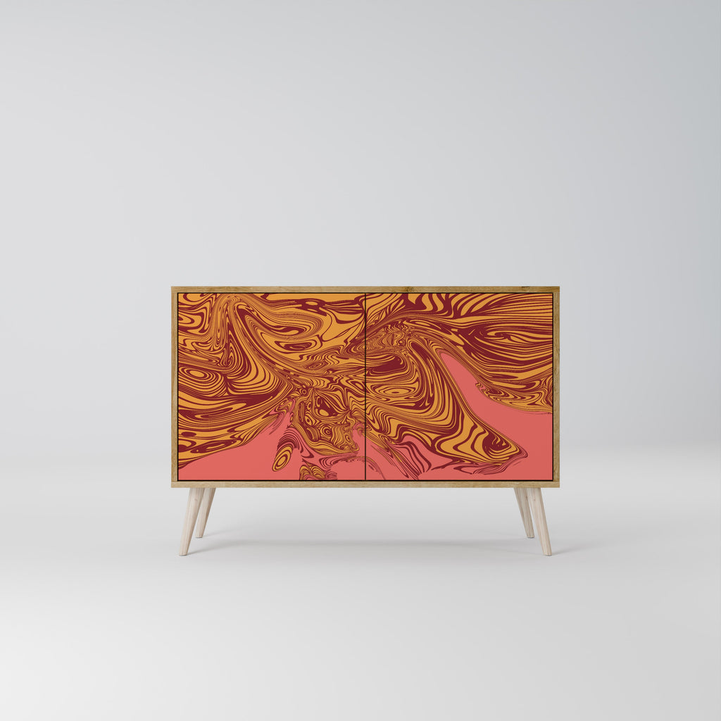 FLOATING THOUGHTS Sideboard mit 2 Türen in Eichenoptik