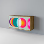 SYMPHONY OF COLORS Sideboard mit 2 Türen in Eiche-Optik