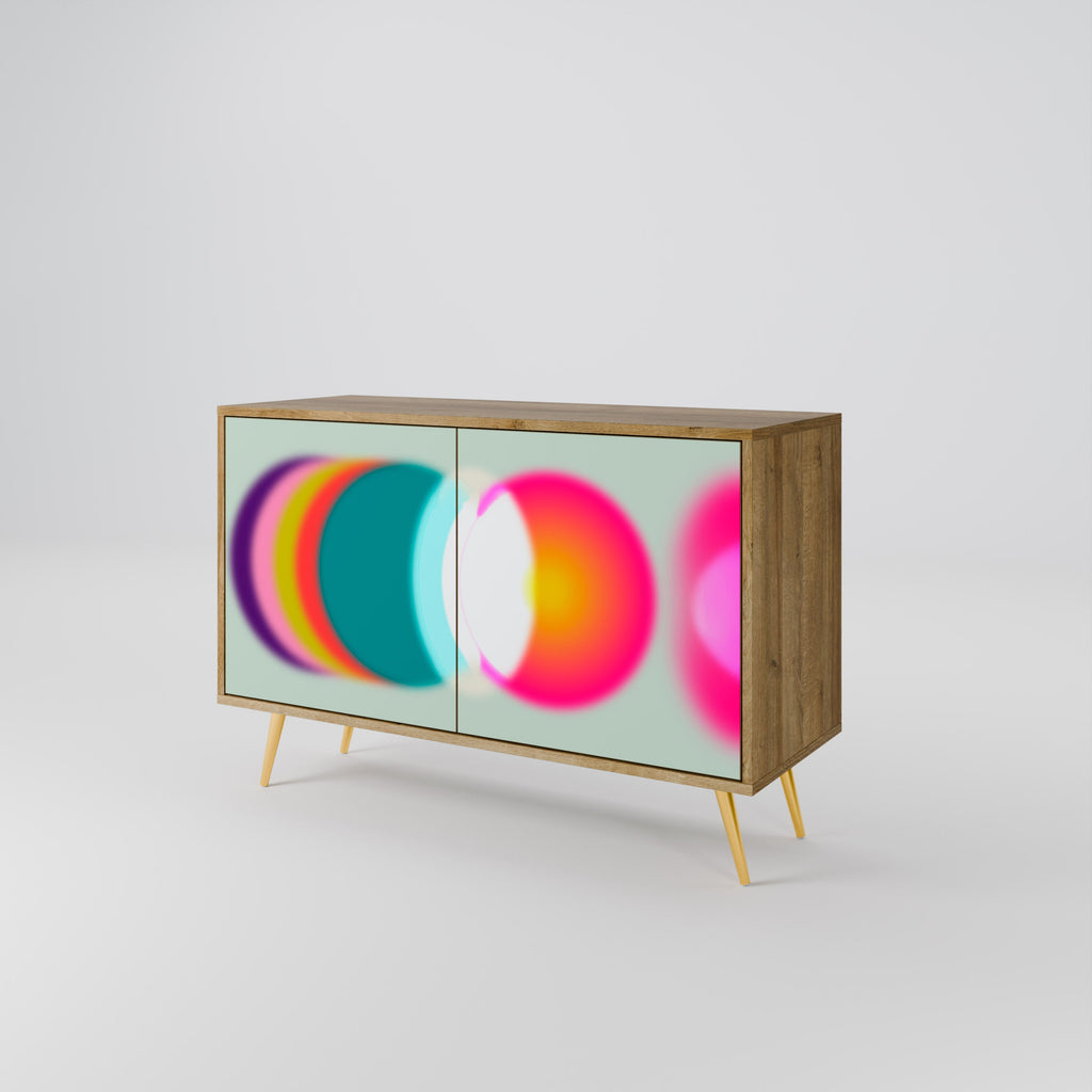 SYMPHONY OF COLORS Sideboard mit 2 Türen in Eichenoptik