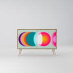 SYMPHONY OF COLORS Sideboard mit 2 Türen in Eiche-Optik