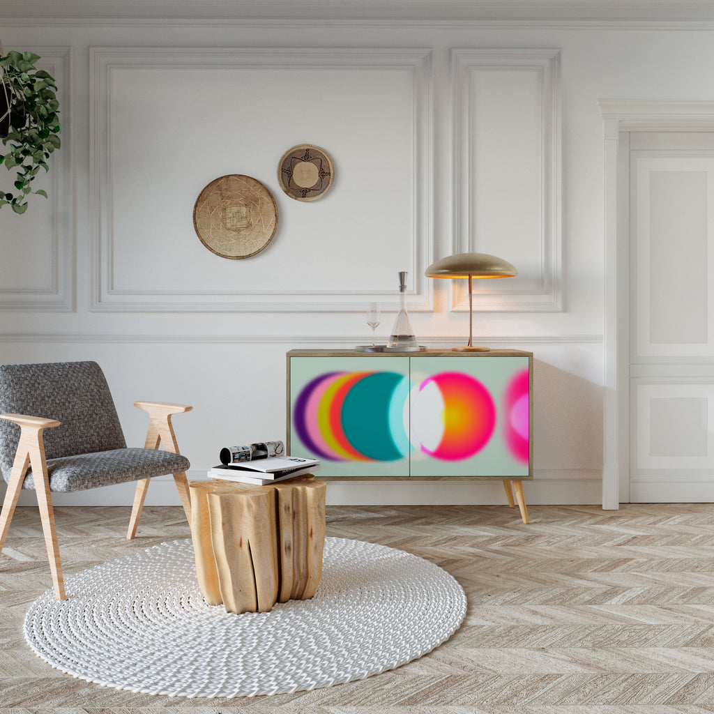 SYMPHONY OF COLORS Sideboard mit 2 Türen in Eichenoptik