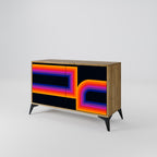 BLINDED BY THE LIGHTS Sideboard mit 2 Türen in Eiche-Optik