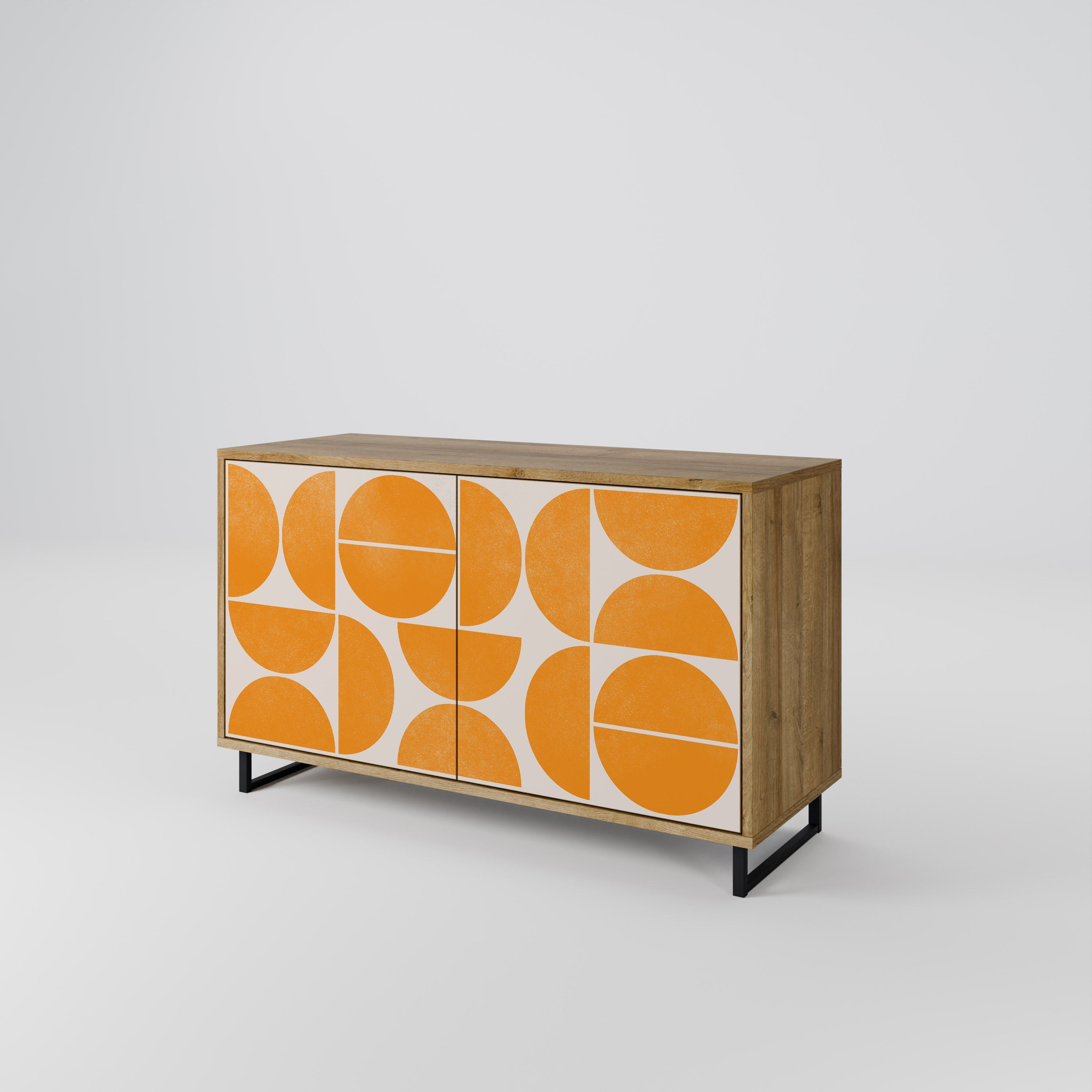 RECURRING DREAMS Sideboard mit 2 Türen in Eichenoptik