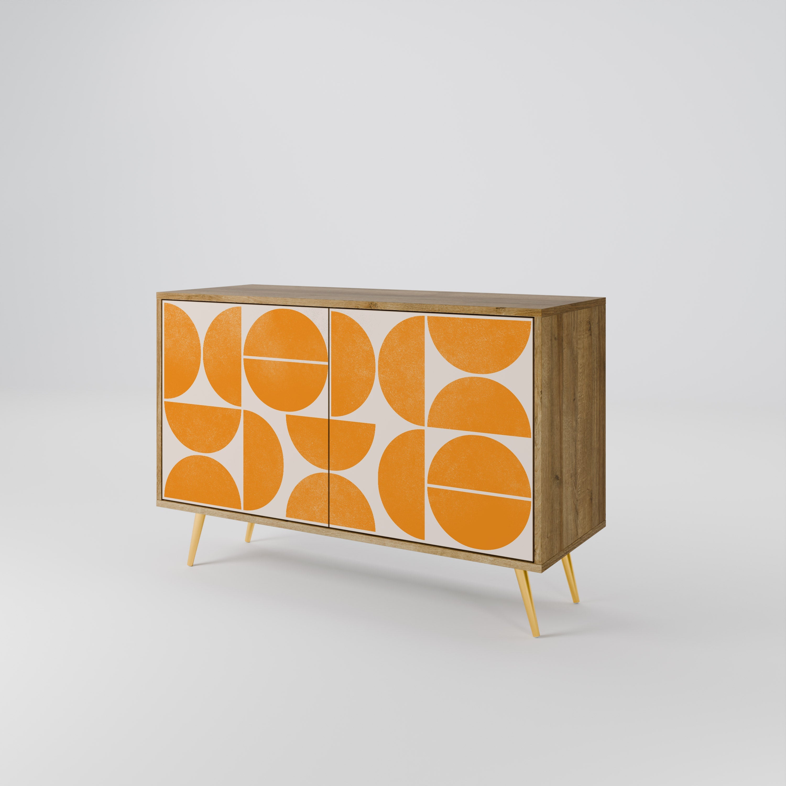 RECURRING DREAMS Sideboard mit 2 Türen in Eichenoptik