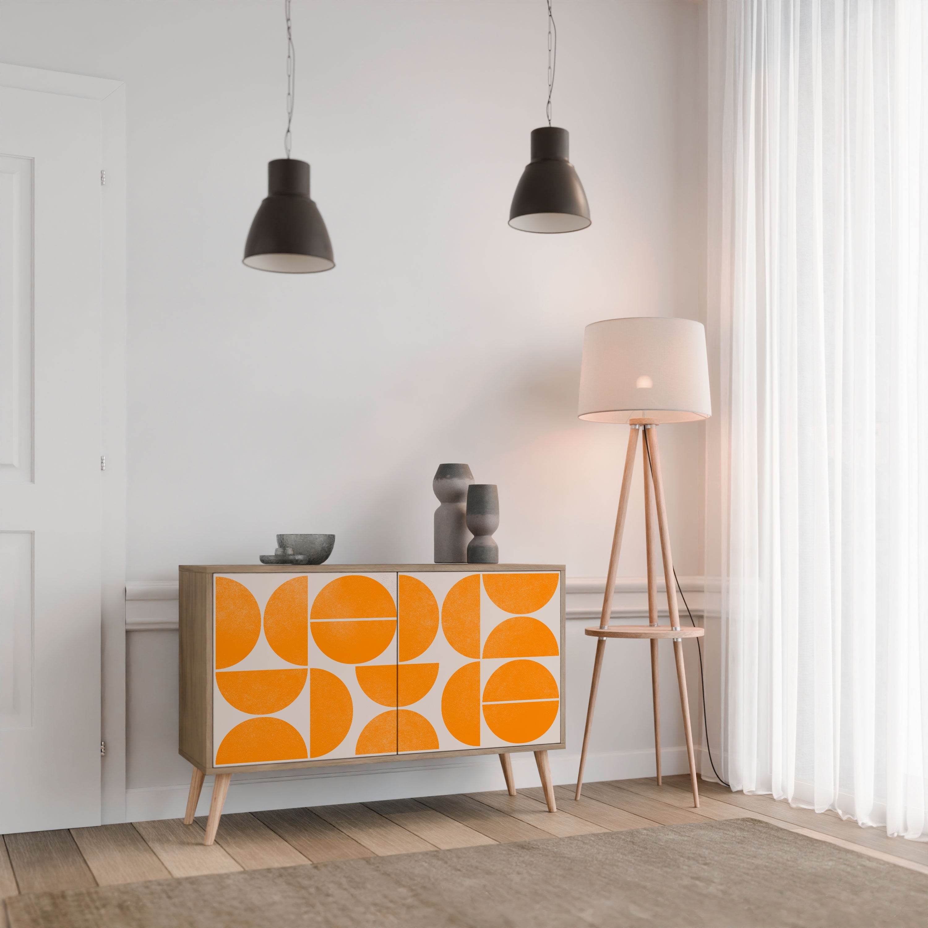 RECURRING DREAMS Sideboard mit 2 Türen in Eichenoptik