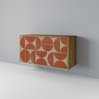 REPETITION COMPULSION Sideboard mit 2 Türen in Eiche-Optik