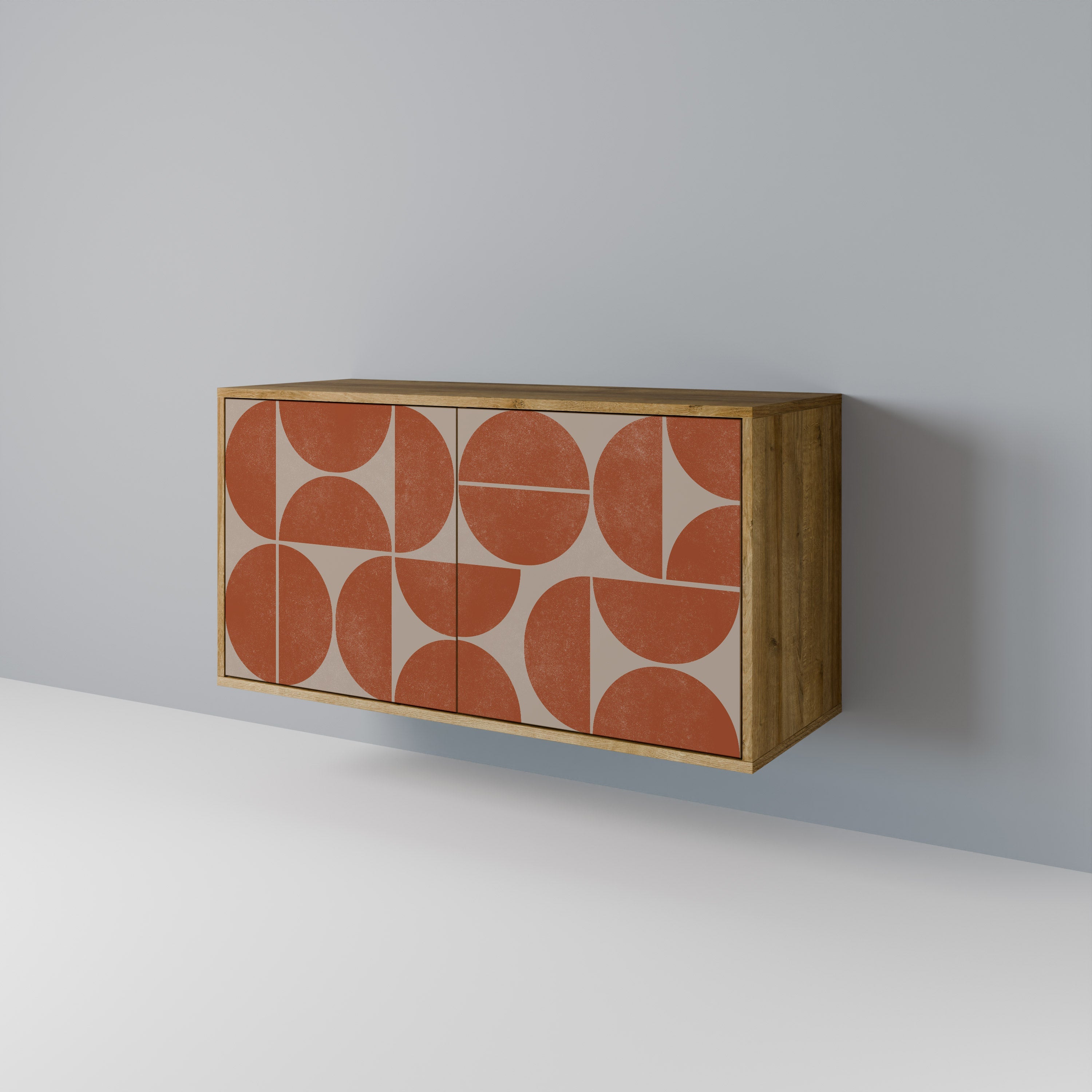 REPETITION COMPULSION 2-türiges Sideboard in Eichenoptik