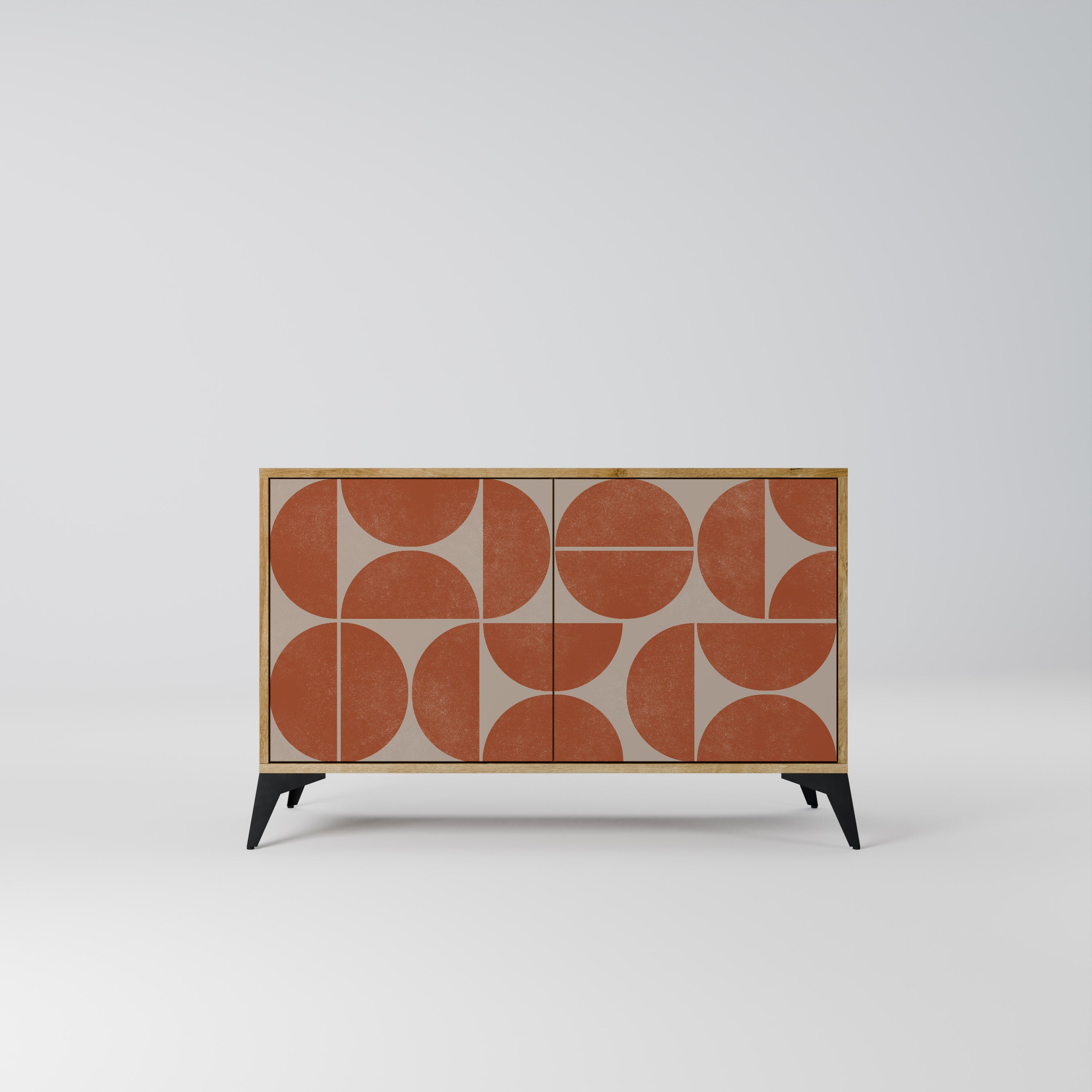 REPETITION COMPULSION 2-türiges Sideboard in Eichenoptik