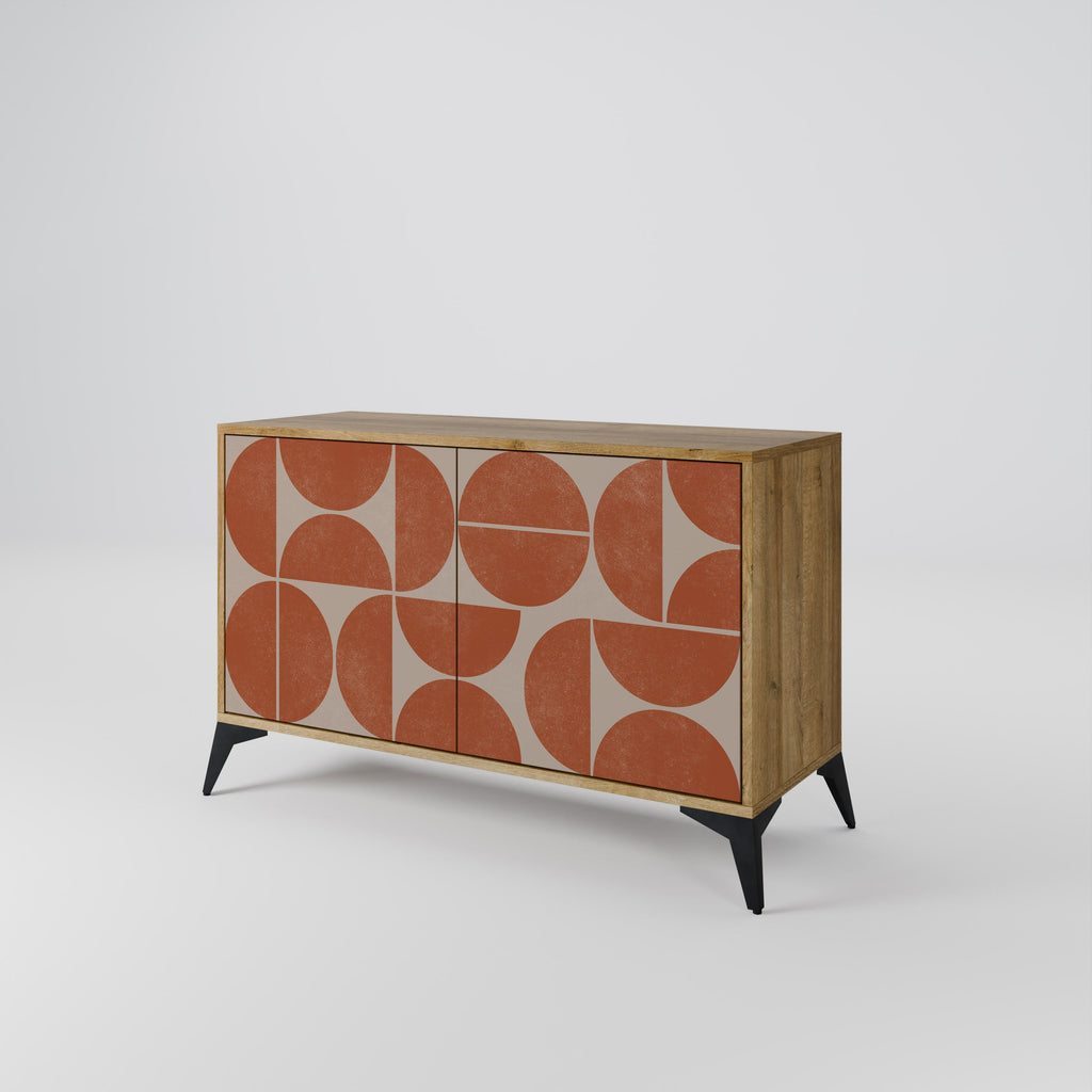 REPETITION COMPULSION 2-türiges Sideboard in Eichenoptik