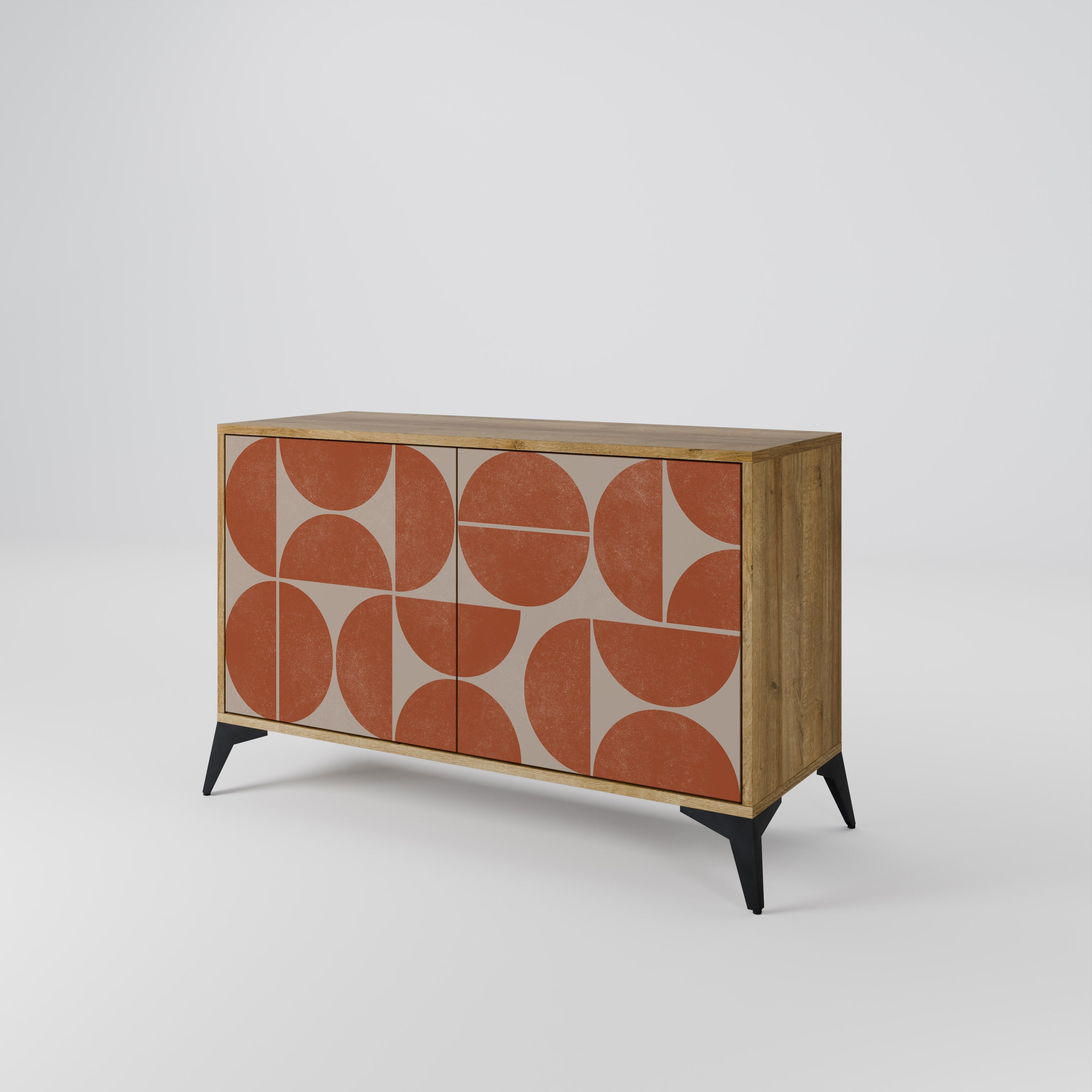 REPETITION COMPULSION 2-türiges Sideboard in Eichenoptik