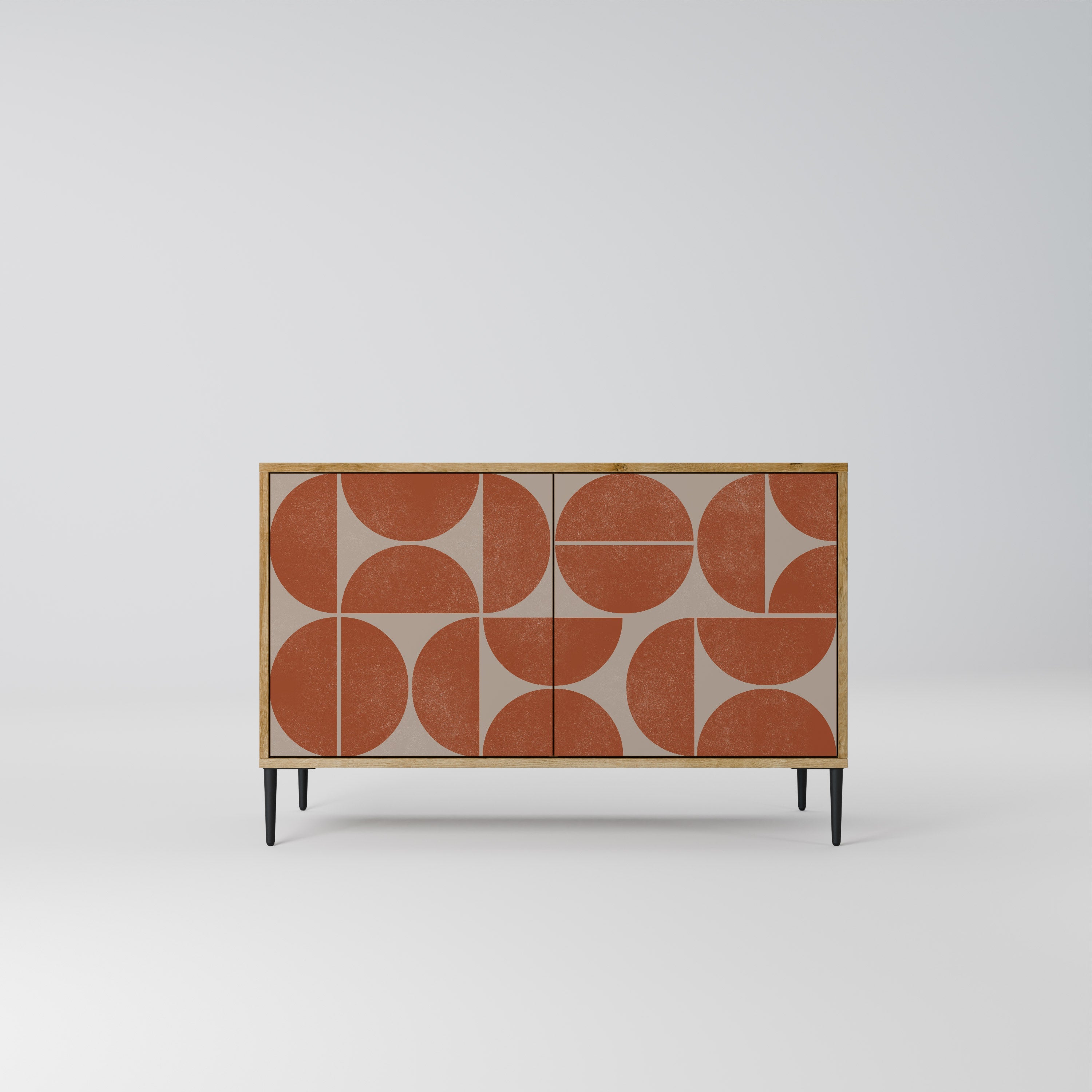 REPETITION COMPULSION 2-türiges Sideboard in Eichenoptik
