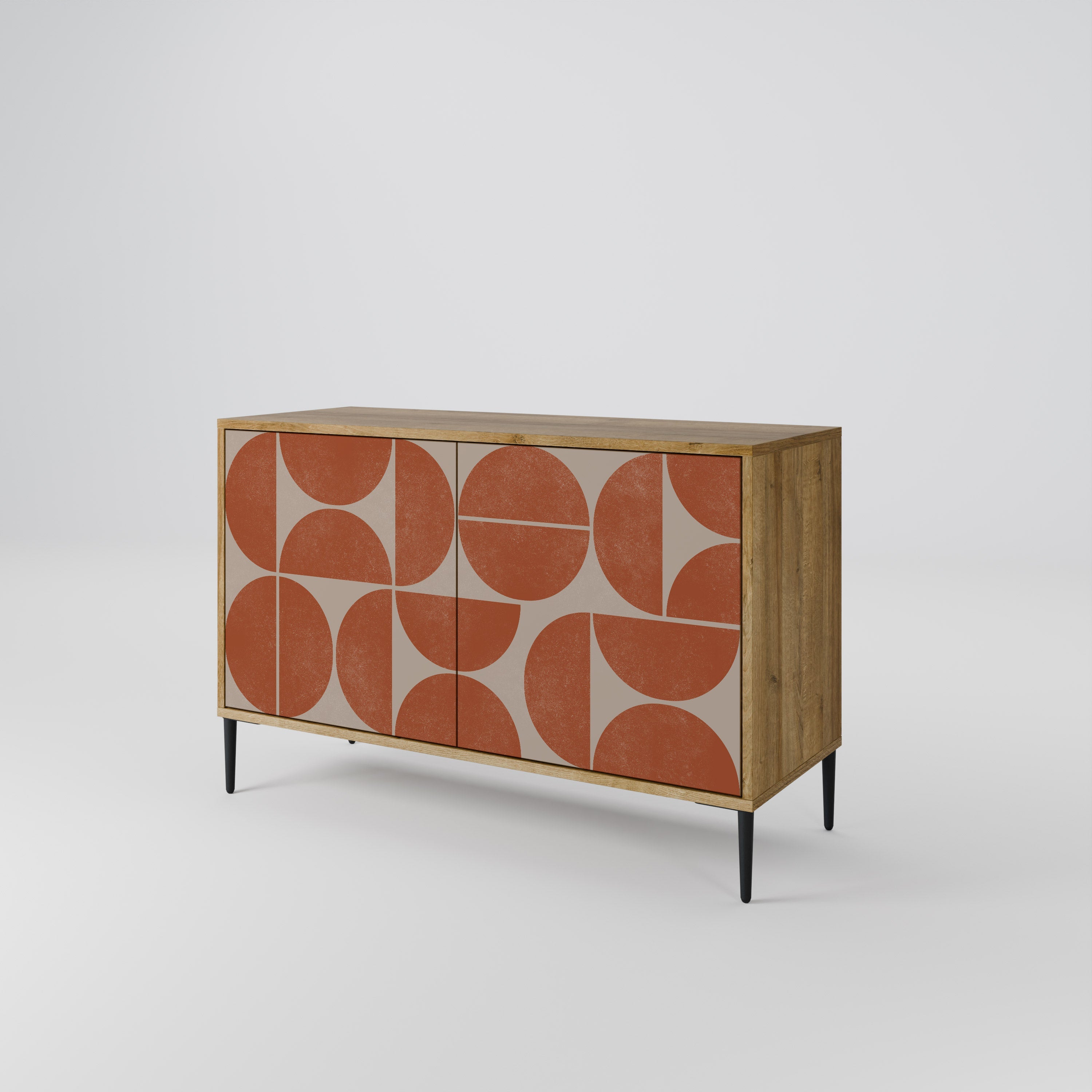 REPETITION COMPULSION 2-türiges Sideboard in Eichenoptik