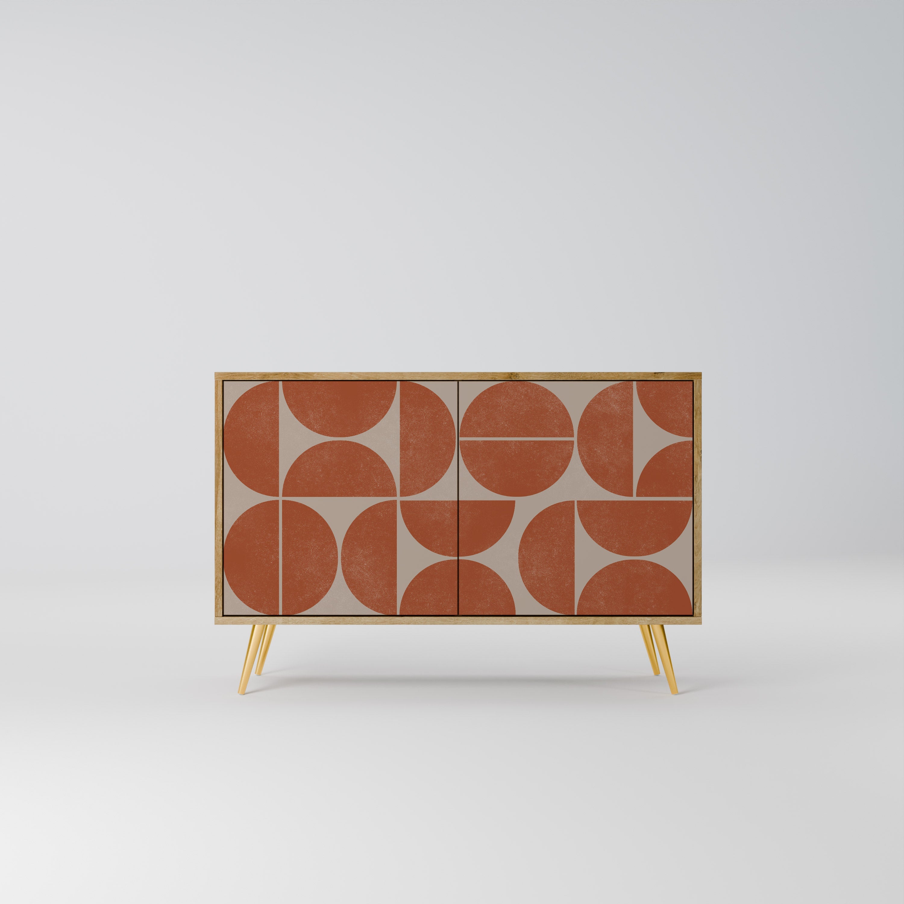 REPETITION COMPULSION 2-türiges Sideboard in Eichenoptik