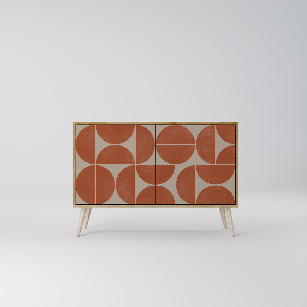 REPETITION COMPULSION 2-türiges Sideboard in Eichenoptik