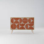 REPETITION COMPULSION Sideboard mit 2 Türen in Eiche-Optik